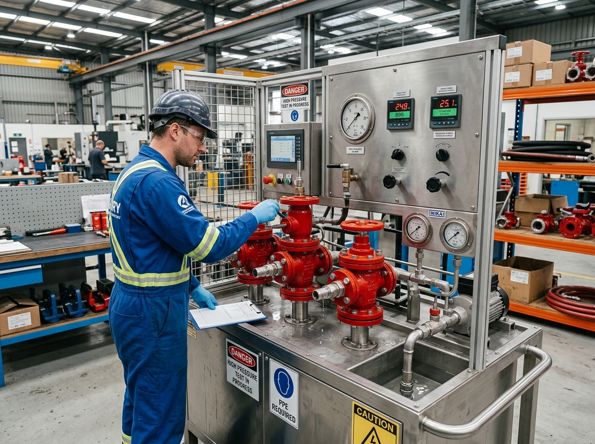 Factory Hydrostatic Testing Laboratory