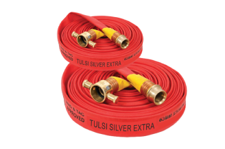 TULSI SILVER EXTRA RUBBER LINED FIRE HOSE:NTI-FH-TSE